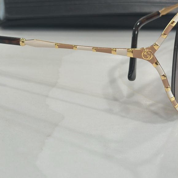 GUCCI 64mm GG0595S Gradient Oversize Round Sunglasses - Picture 13 of 15